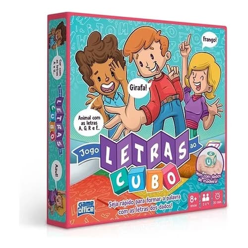 BRINQUEDO JOGO EDUCATIVO LETRAS AO CUBO EDUCATIVO TOYSTER