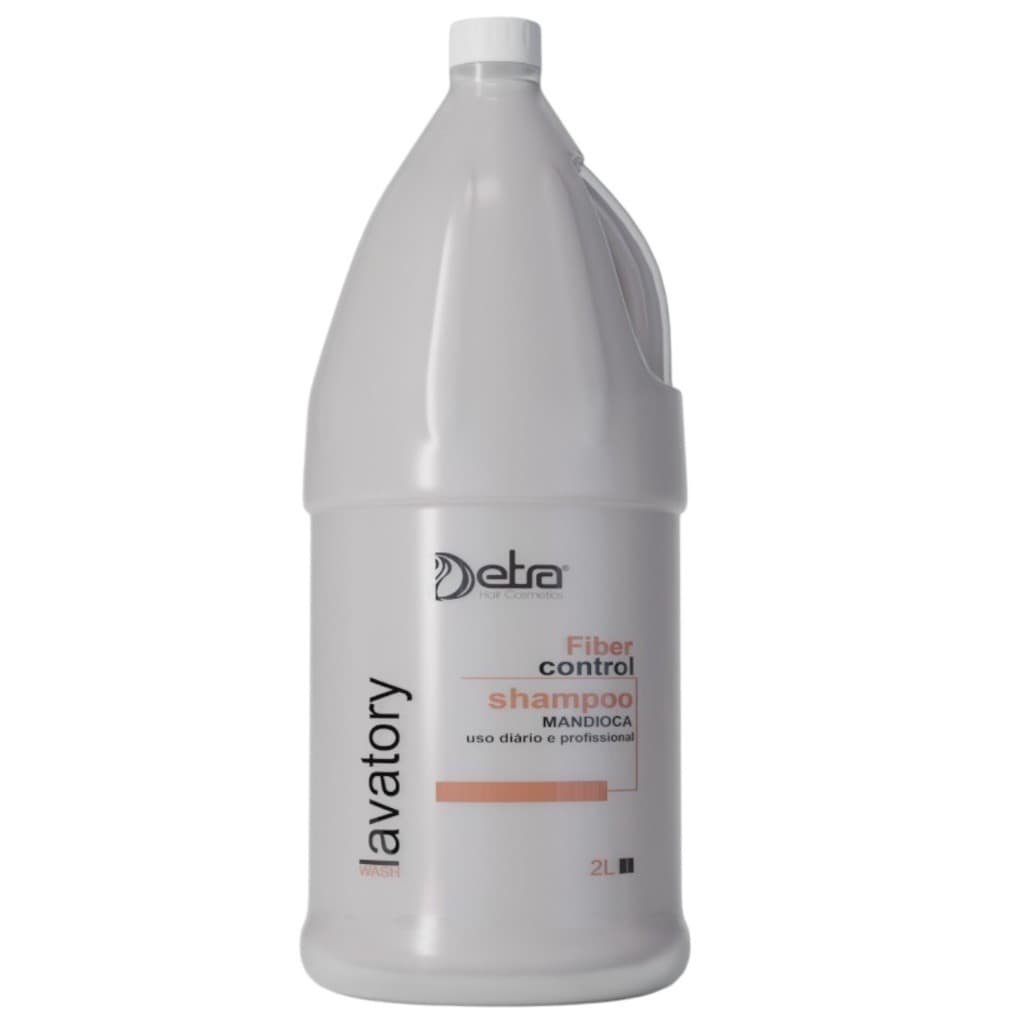Shampoo Mandioca Galão 2 Litros Hidratante Profissional Perolado Ph Neutro sem Sal detra cosameticos