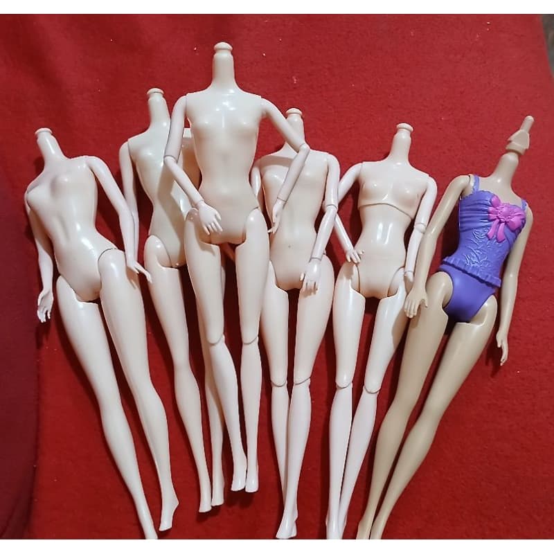 corpo de boneca 30cm comum e articulado