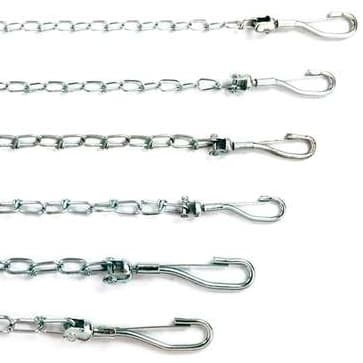 Corrente Para Pet Cachorro Gato Guia Aço Elo Torcido Resistente Coleira Quintal Lote Jardim