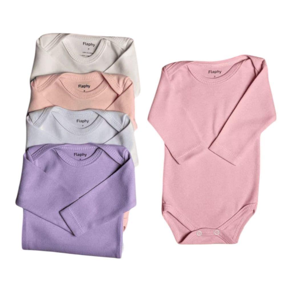 kit 4 peças mijão calça e body manga longa infantil bebe feminino masculino algodão enxoval menino e menina meternidade