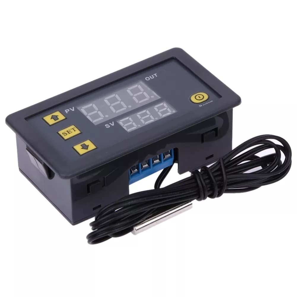 Controlador Temperatura Termômetro Digital Termostato Com Sonda - 110-220 VAC - 10 A - Pronta Entrega
