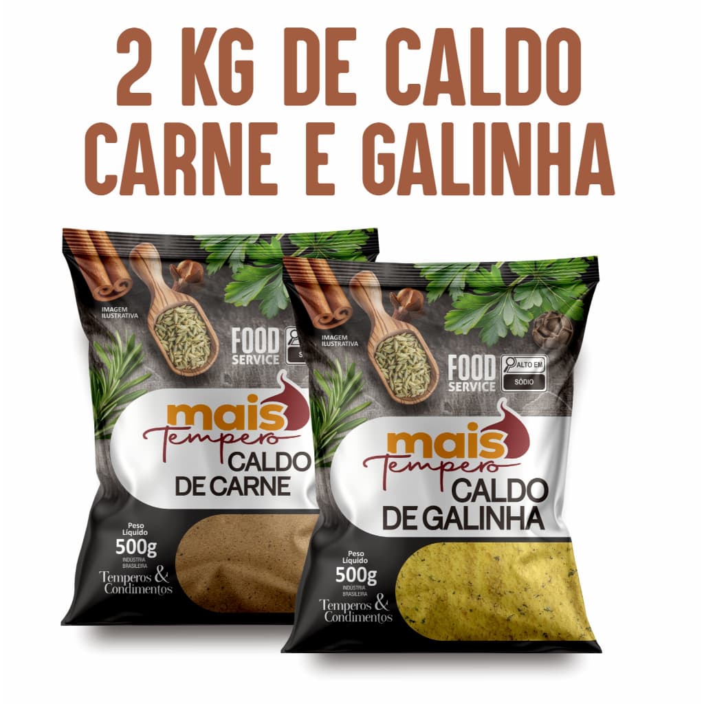2 KILO DE CADO 1 DE GALINHA E 1 DE CARNE