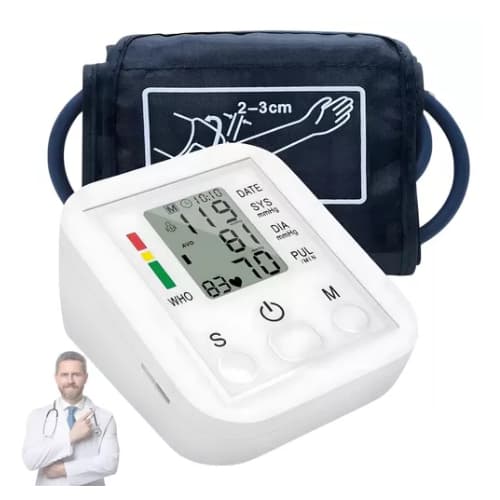 Aparelho de Medir Pressão Arterial Digital Automático de Pulso/Braço – Monitor Preciso e Fácil de Usar