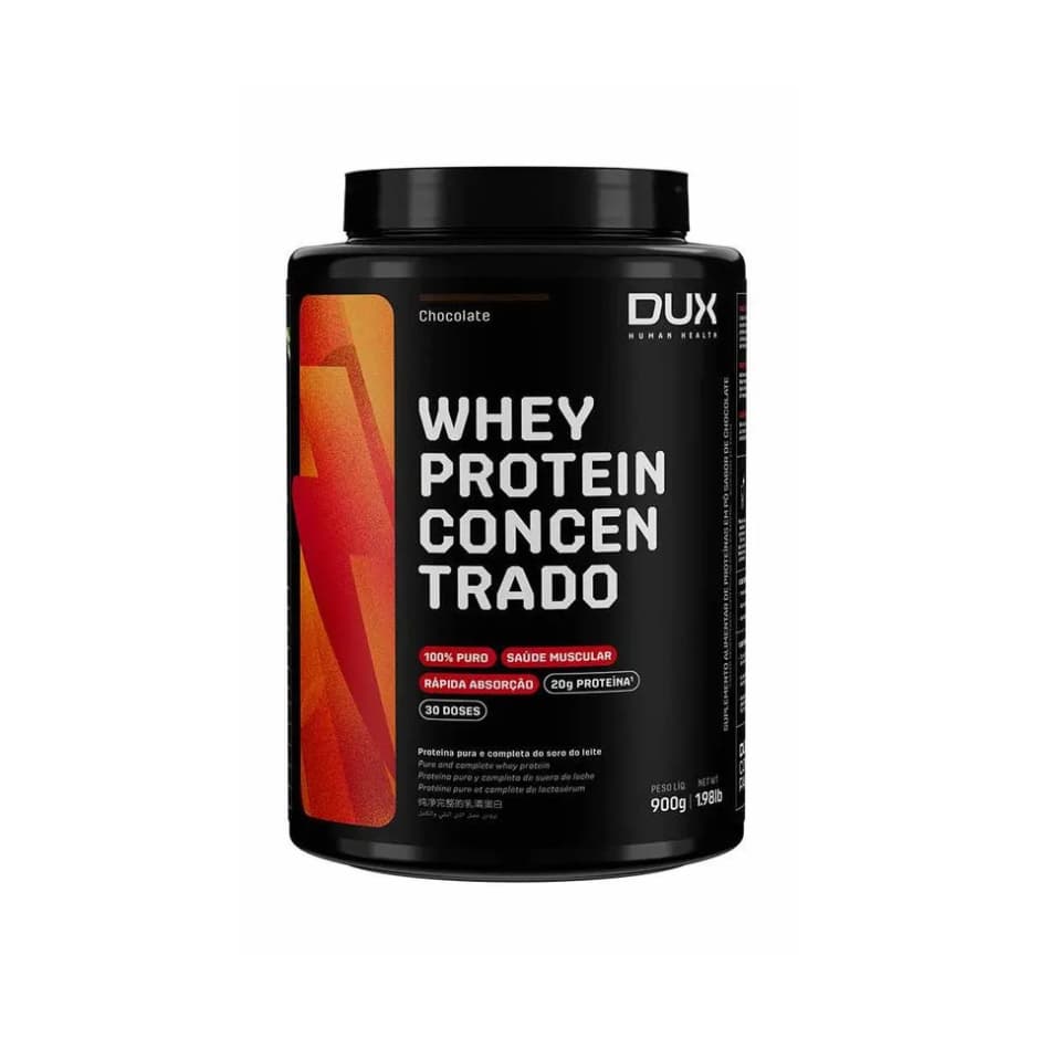 Whey Protein Concentrado Dux Chocolate 900g