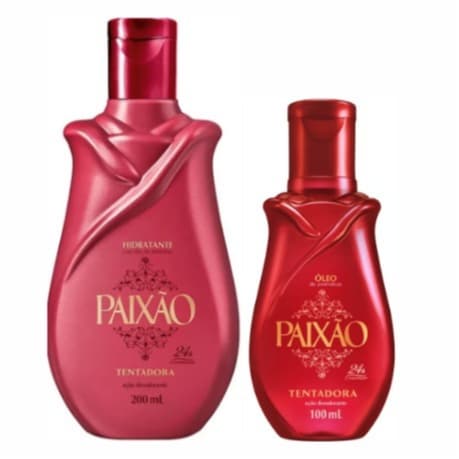 Kit Paixão Tentadora Com Óleo de Amêndoas - Hidratante Corporal 200ml + Óleo Corporal 100ml