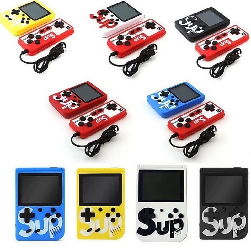 Mini Vídeo Game Clássico 400 Jogos Mini 2 Player Com Controle
