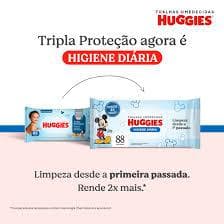 Huggies lenços umedecidos com 88