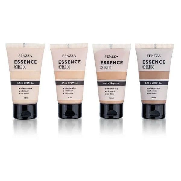 Base Liquida Essence Skin Alta Pigmentação E Efeito Matte - Fenzza