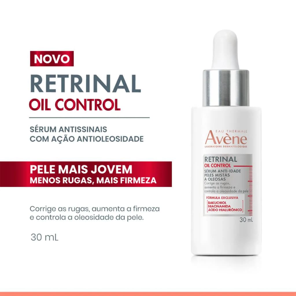 Sérum Retrinal Anti Idade Peles Mistas/Oleosas 30ml Avène