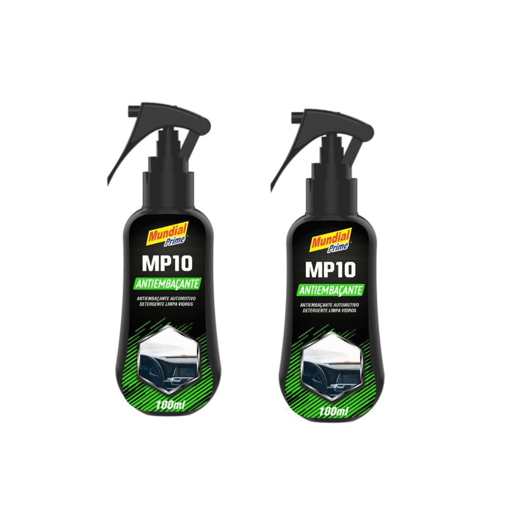 Kit 2  Antiembaçante Pump Mundial Prime Vidro Antiembaçante Vidro Carro Capacete Parabrisa Espelho Limpeza Automotiva