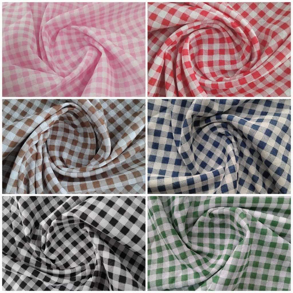 Tecido Chita 100%Algodão; 1,40mt Largura; Estampas Xadrez l Festa Junina | Artesanato | Patchwork