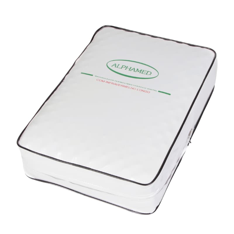 Almofada Para Massagem Térmica Massageadora Elétrica Bivolt Alivio Dores Musculares