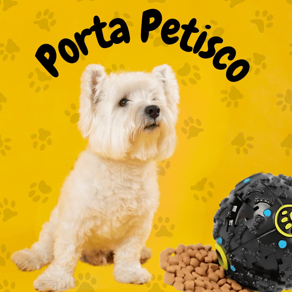 BRINQUEDO BOLA INTERATIVA PET PORTA RAÇÃO PETISCO PARA CACHORRO BRINQUEDO PET