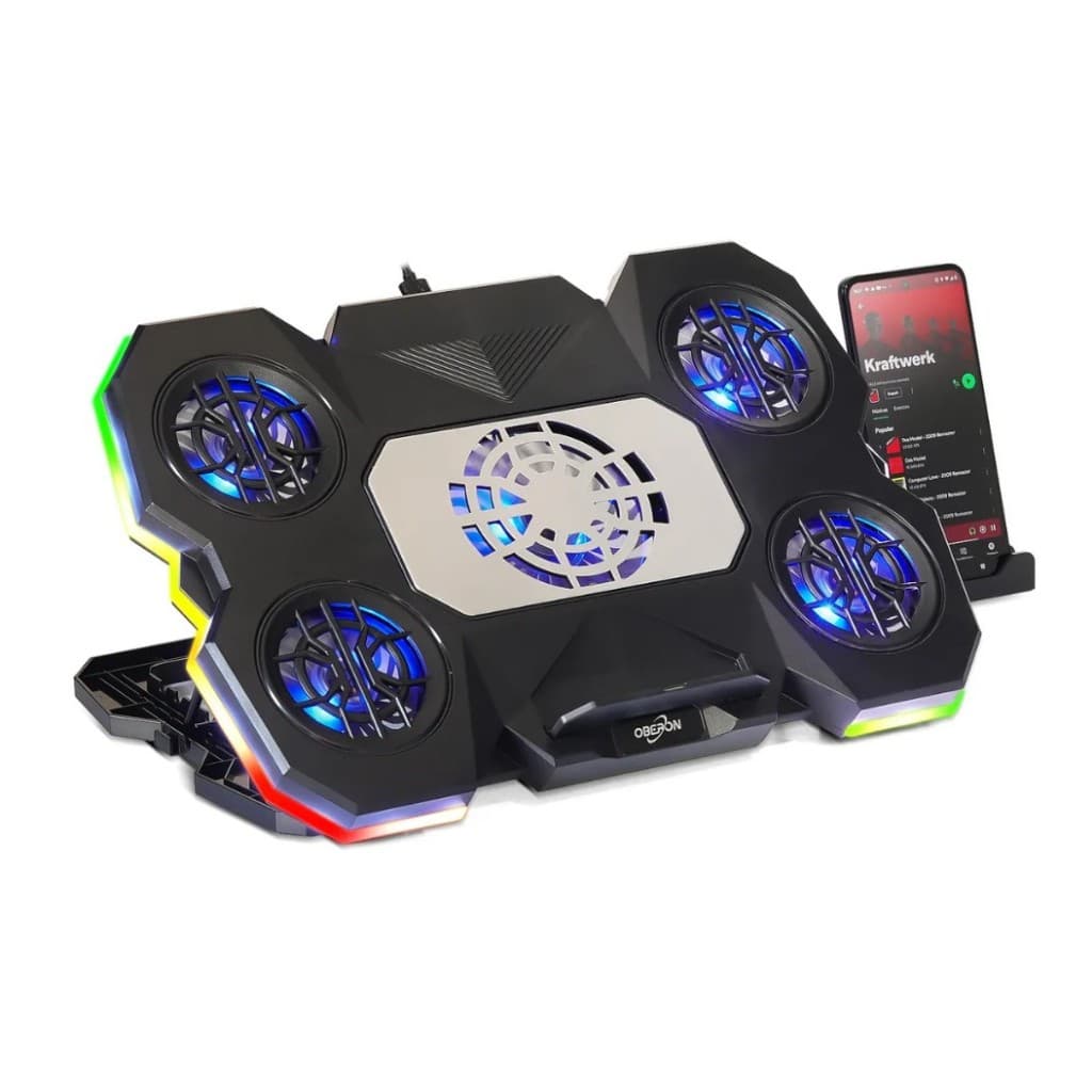 Base Suporte Para Notebook Laptop 19‘’ Coller Gamer Fan Rgb