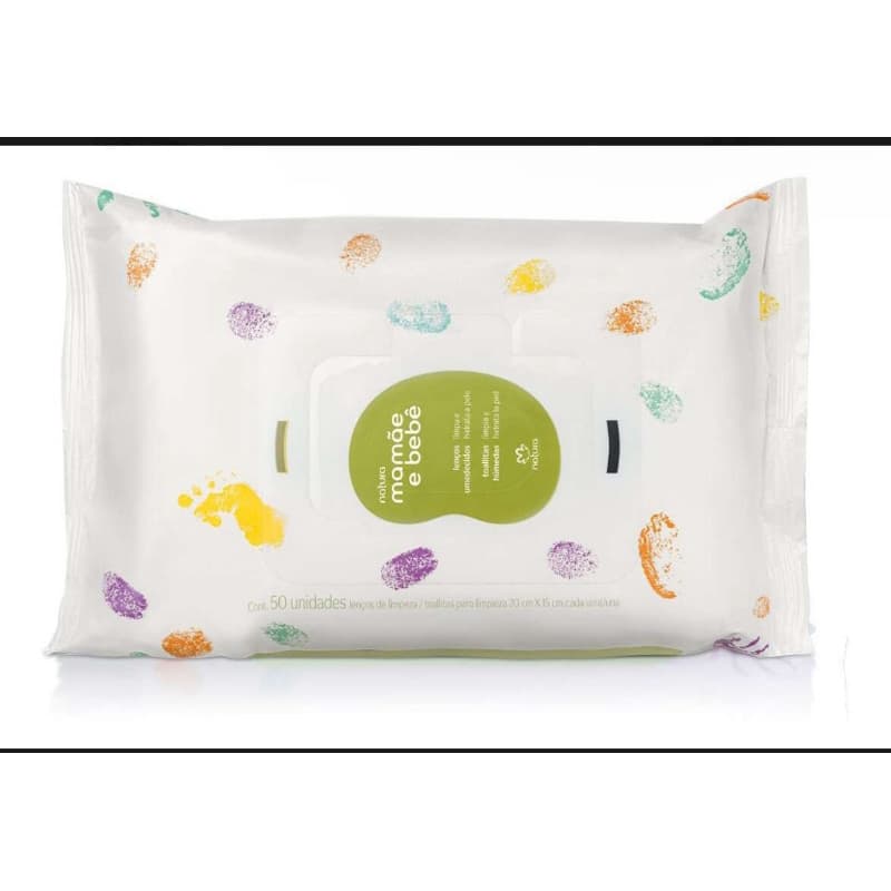 Lenços Umedecidos com Fragrância Mamãe e Bebê