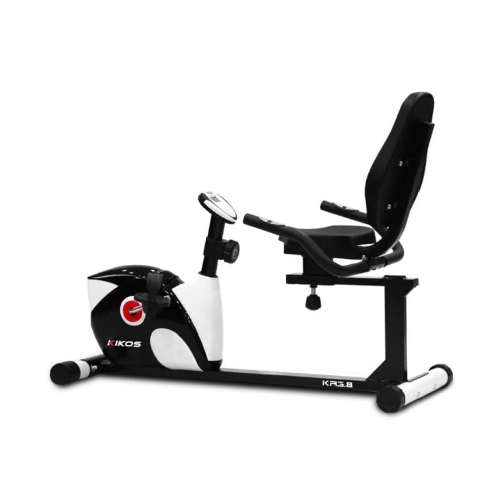 Bicicleta Ergométrica Kikos KR3.8 Residêncial 8 Níveis de Esforço Display LCD 4 Funções