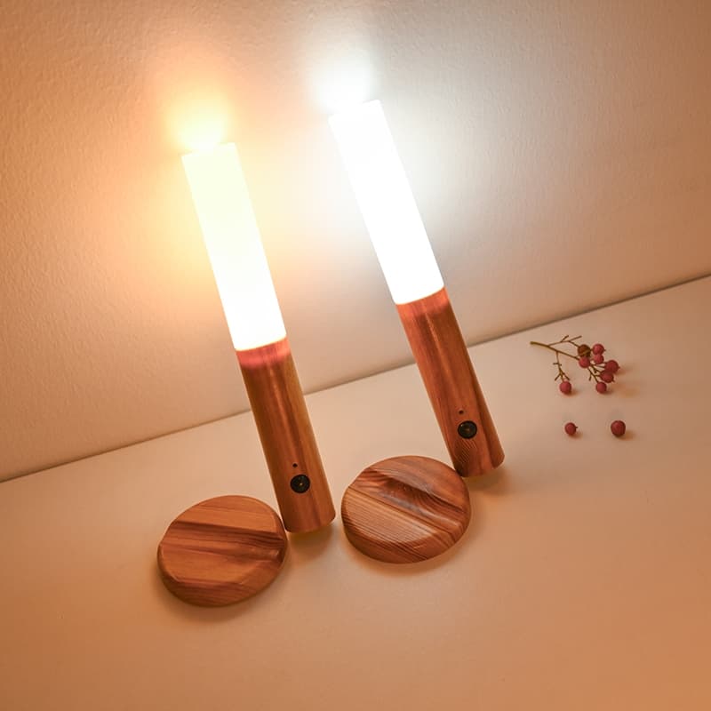 Luminária LED Decorativa Sem Fio – Luz Quente e Branca com Base Magnética MT253 ( 6 )