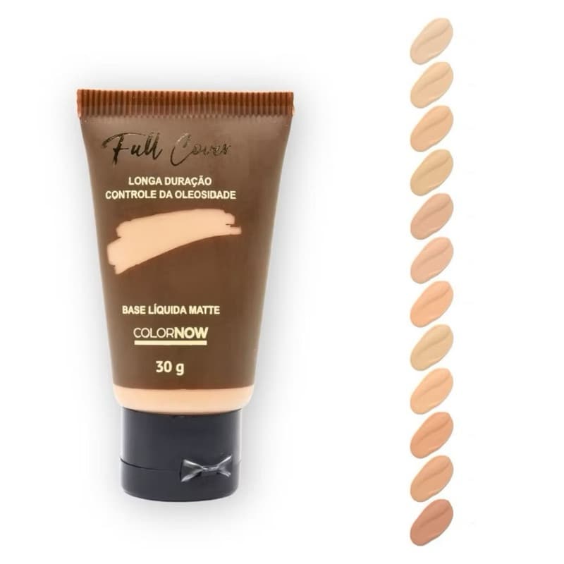 Base Líquida Soft Matte alta cobertura efeito matte longa duração color now