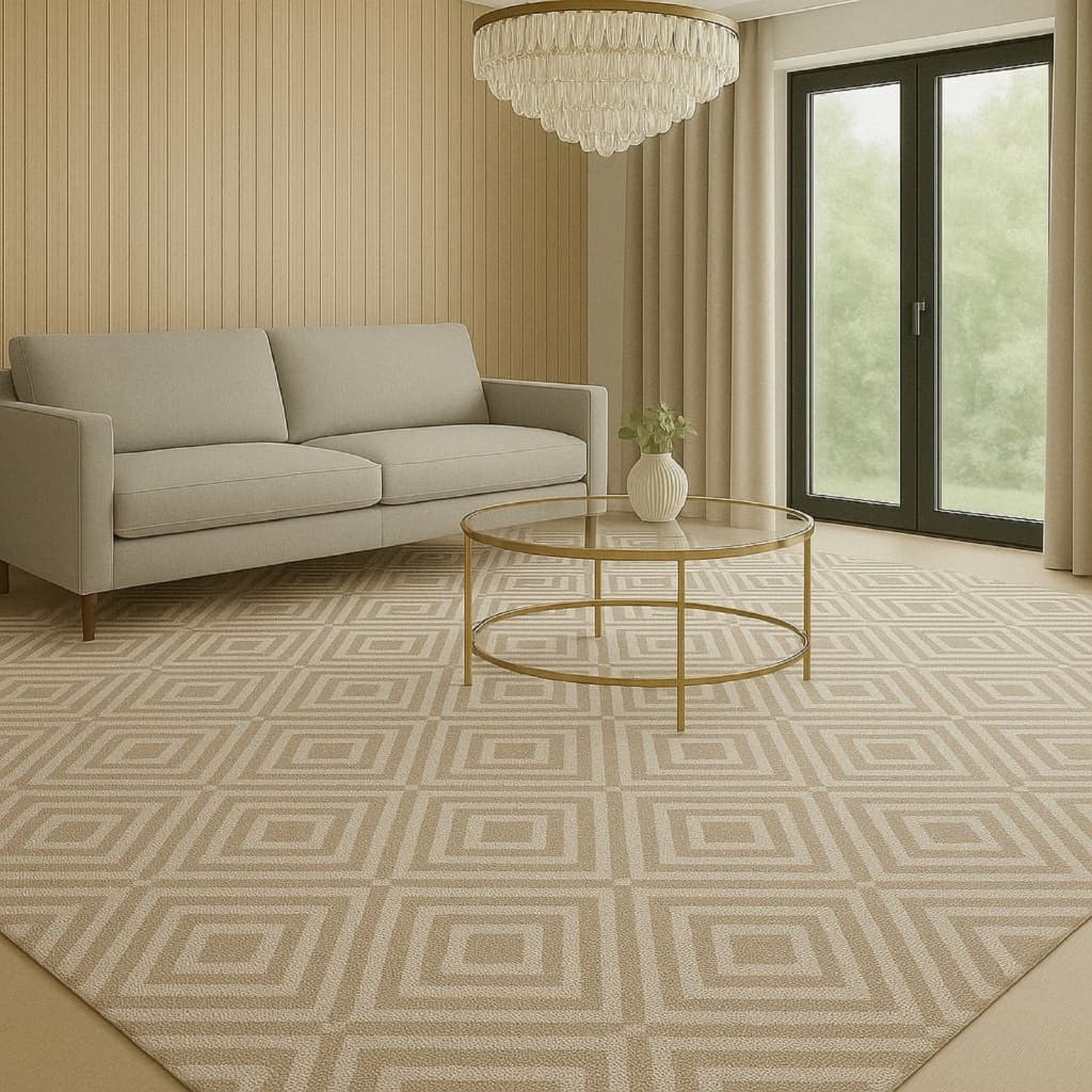 Tapete 2,00 M X 2,50 M Para Quarto Sala Escritório Com Antiderrapante Moderno Sofisticado