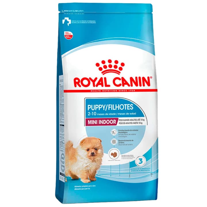 Ração Royal Canin Mini Indoor Puppy  – Filhotes Raças Pequenas