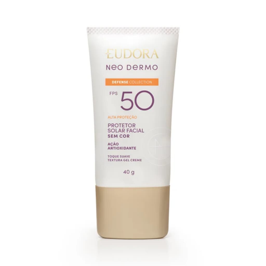 Protetor Solar Facial Sem Cor Neo Dermo Defense Collection 40g