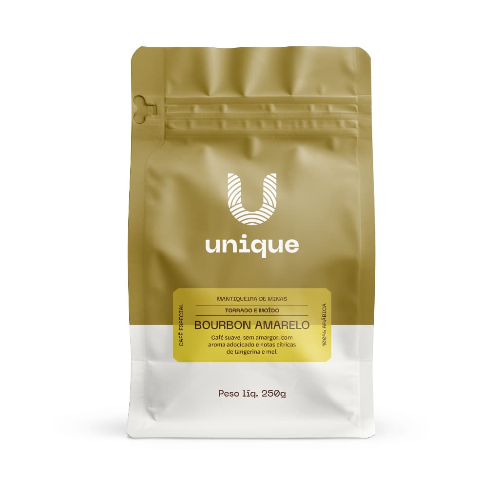 Café Especial, Bourbon Amarelo, Grão Unique, 100% Arábica 250g