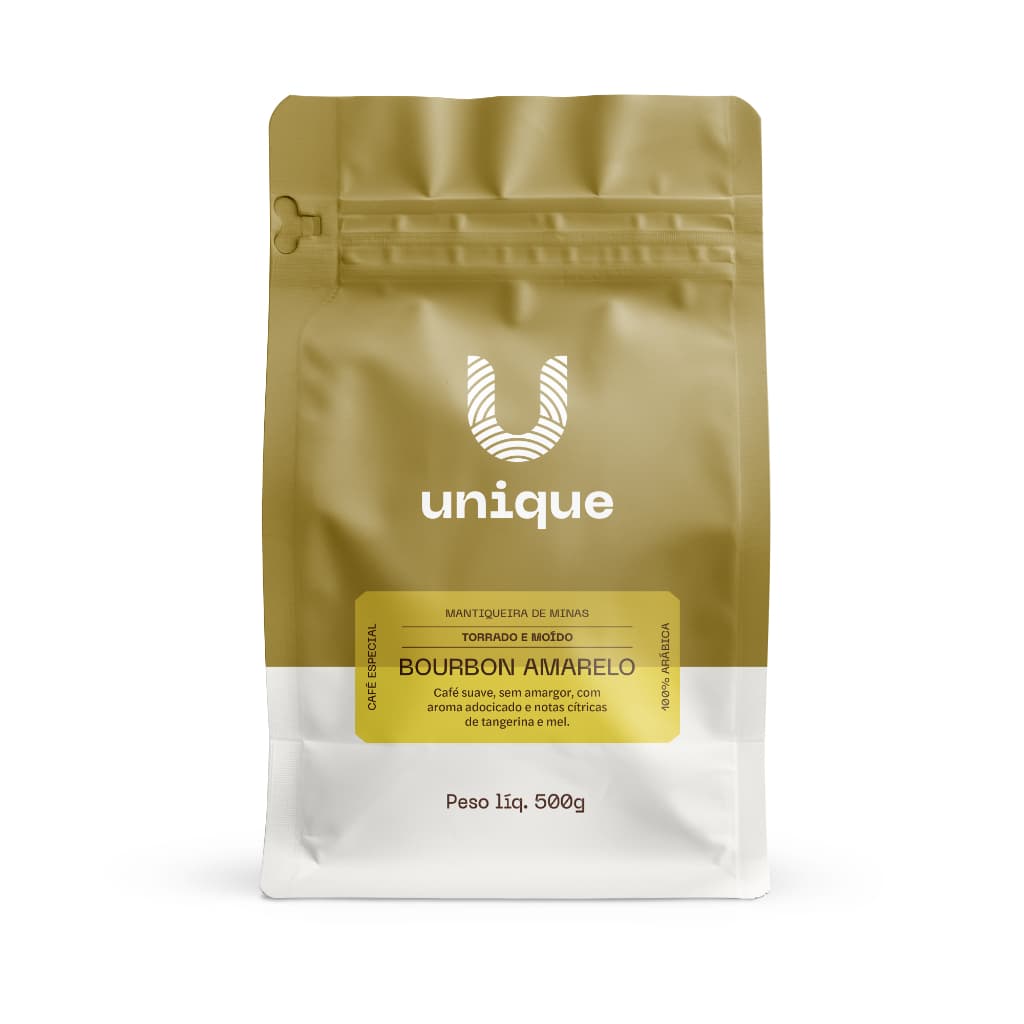 Café Especial, Bourbon Amarelo, Grão Unique, 100% Arábica 500g