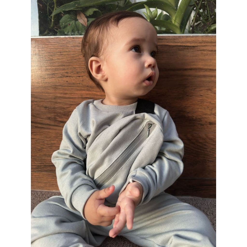 Conjunto Moletom Infantil Bebê Moletom Frio Menino Roupa de Frio Moletom Estilosa BABY Conjunto Masculino Inverno