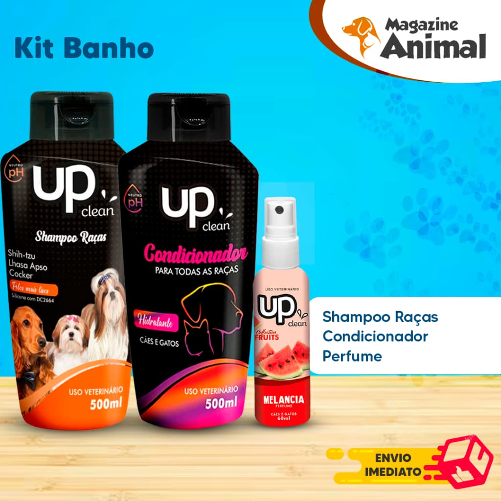 Kit banho Shampoo Para Cachorro pet Shampoo para cães  Shih Tzu / Lhasa  + Condicionador Raças 500ml