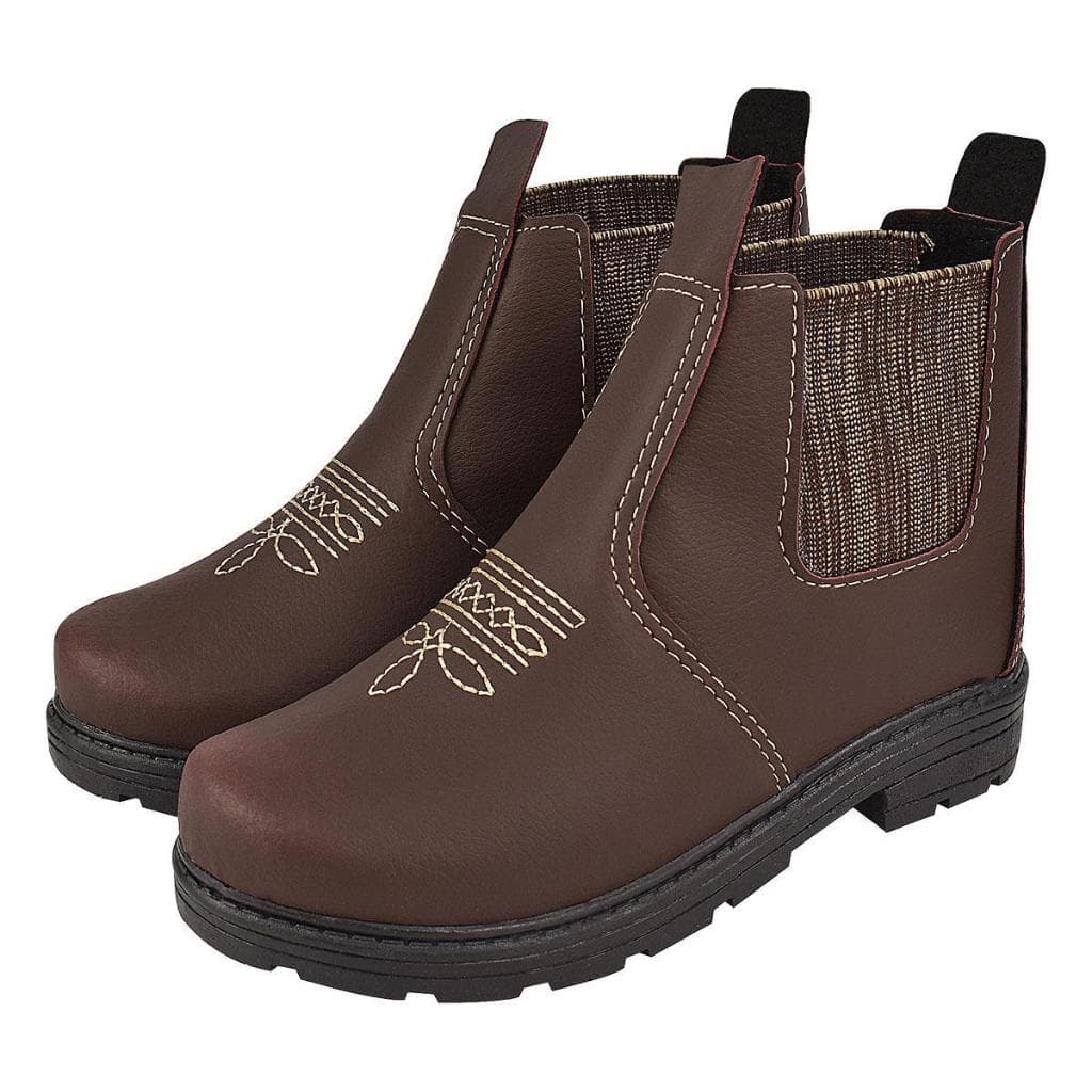 Bota Jeca Infantil Botina Country Menino Menina Leve Confortavel Macia