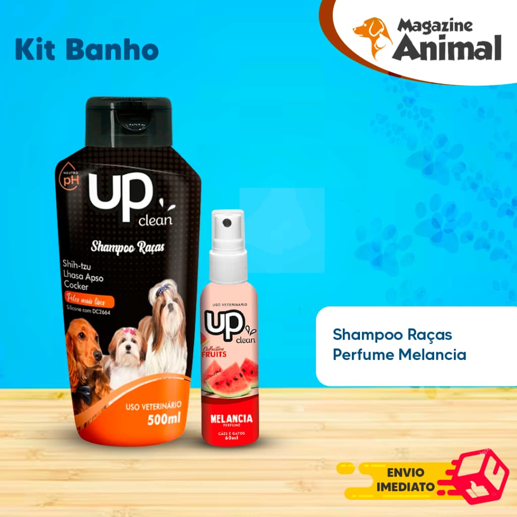 Kit Shampoo para Cachorro Raças Shih-Tzu + Perfume Tropical Melancia