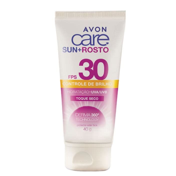 Protetor Solar FPS 30 Avon Care SUN+ROSTO - Original - Avon Protetor Solar Facial  DERMA 360