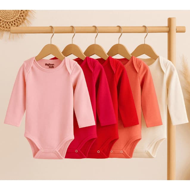 Body Bebê Manga Longa Menina Menino Roupas para Bebê Enxoval 100% Algodão Roupa de Inverno Cores Lisas Basico Dia a Dia