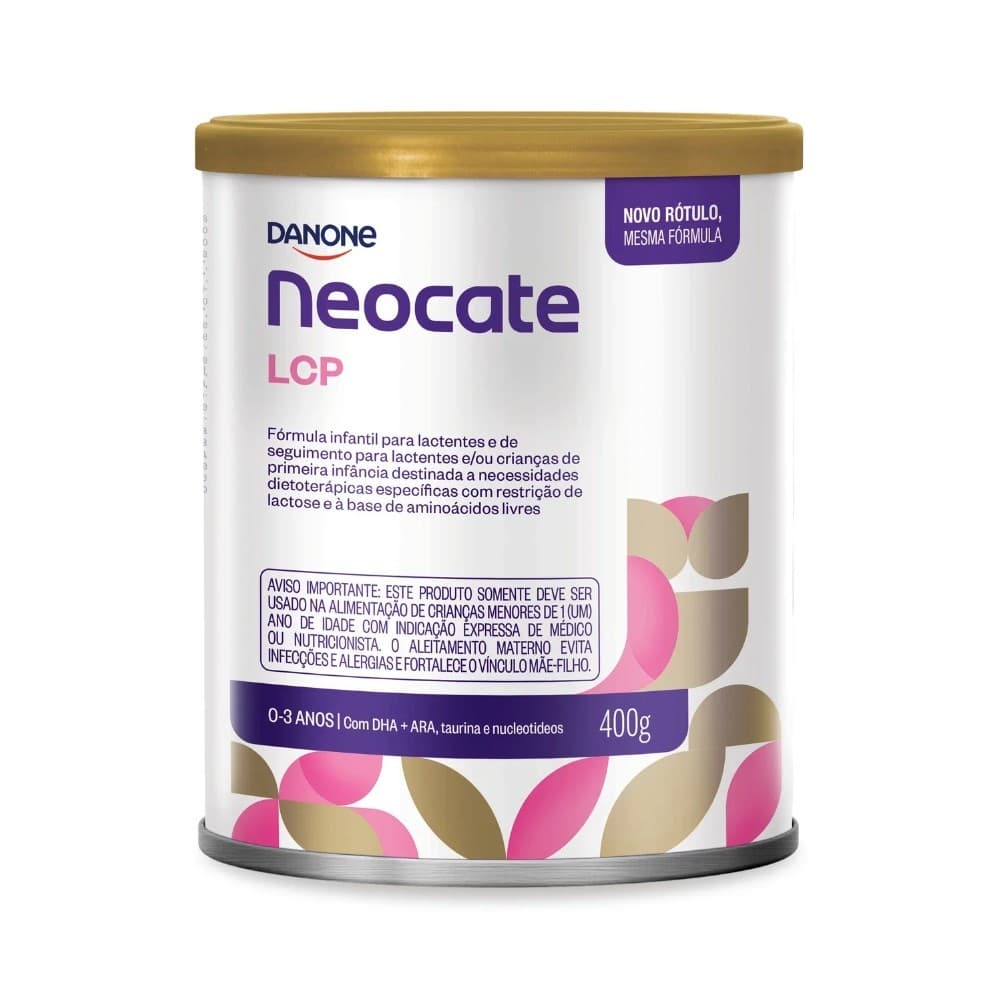 Neocate LCP Danone 400g | Fórmula Infantil Original Lacrada com Nota