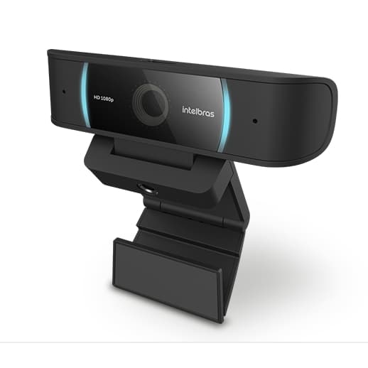 Câmera web Intelbras CAM-1080p Full HD 30FPS cor preto