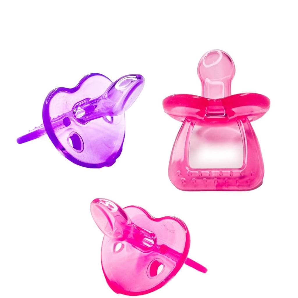 Chupeta Ortodôntica Para Bebês Menina 100% Silicone