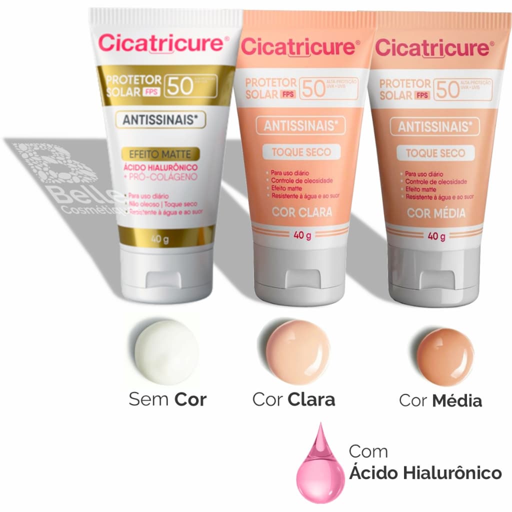Cicatricure Protetor Solar Antissinais - FPS50 - 40g