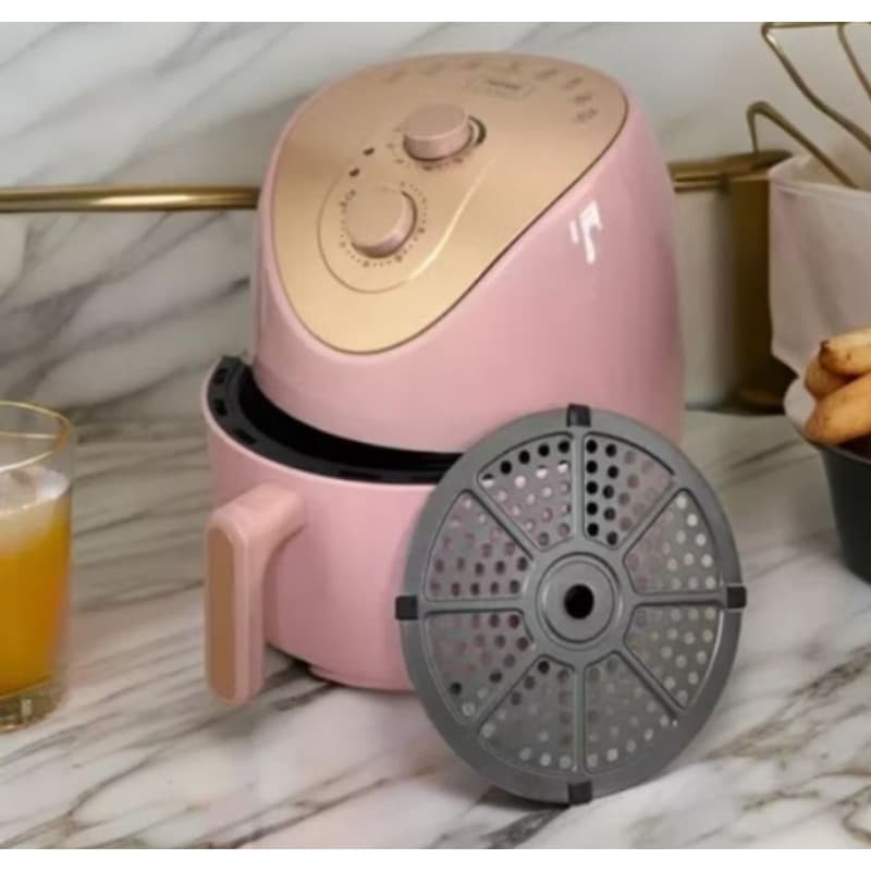 Fritadeira Elétrica Sem Óleo Air Fryer I Family Inox 4L - Preta/Inox - 110V