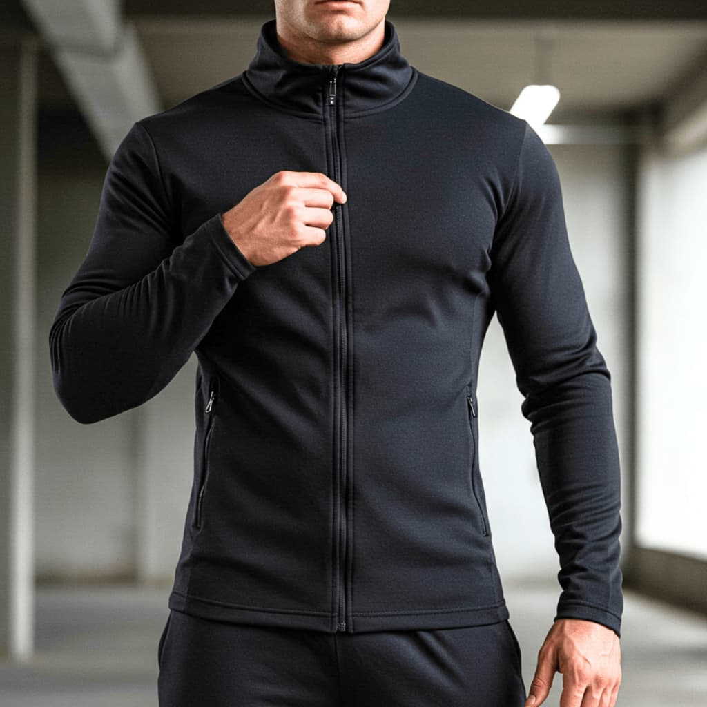 Jaqueta Térmica Masculina Felpada para Treinos