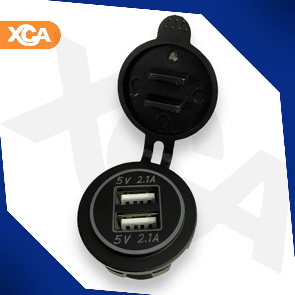 Carregador De Carro Tomada 2 Saidas Usb Veicular Adaptador Carga 12/24 5v