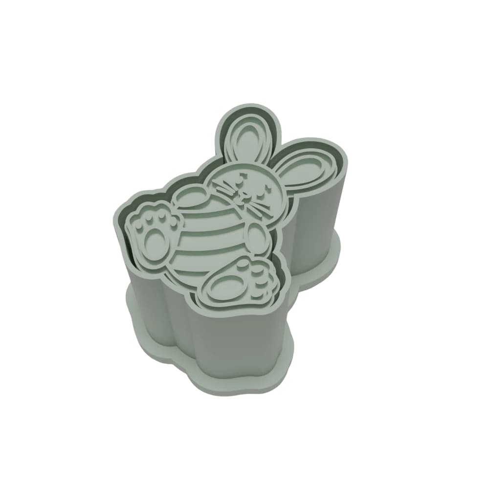 Ejetor Modelador Para Doces PASCOA COELHO 3 Brigadeiros Docinhos Massa Biscuit Biscoito Resistente Massinha Modelar Past