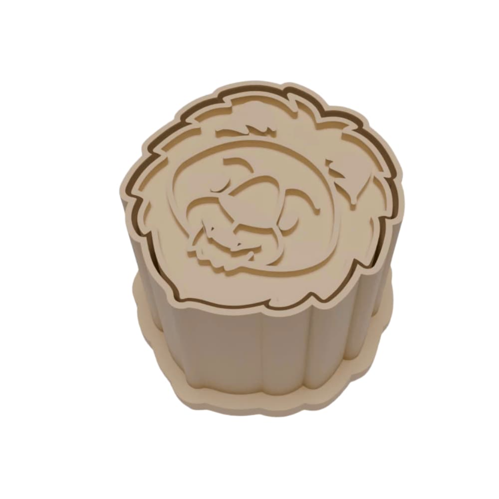 Ejetor Modelador Para Doces ANIMAIS LEAO Brigadeiros Docinhos Massa Biscuit Biscoito Resistente Massinha Modelar Pasta A