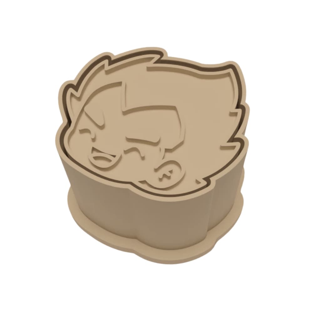Ejetor Modelador Para Doces VEGETA DRAGONBALL Brigadeiros Docinhos Massa Biscuit Biscoito Resistente Massinha Modelar P