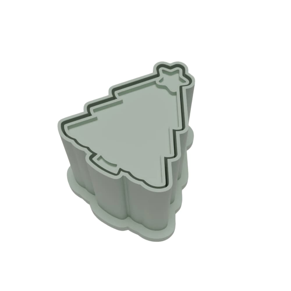 Ejetor Modelador Para Doces ARVORE DE NATAL Brigadeiros Docinhos Massa Biscuit Biscoito Resistente Massinha Modelar Past
