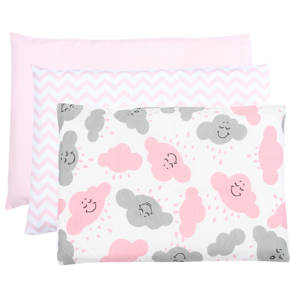 Kit Fronha para Travesseiro Antissufocante 100% Algodão 3 Peças Menino Menina Estampada Promoção