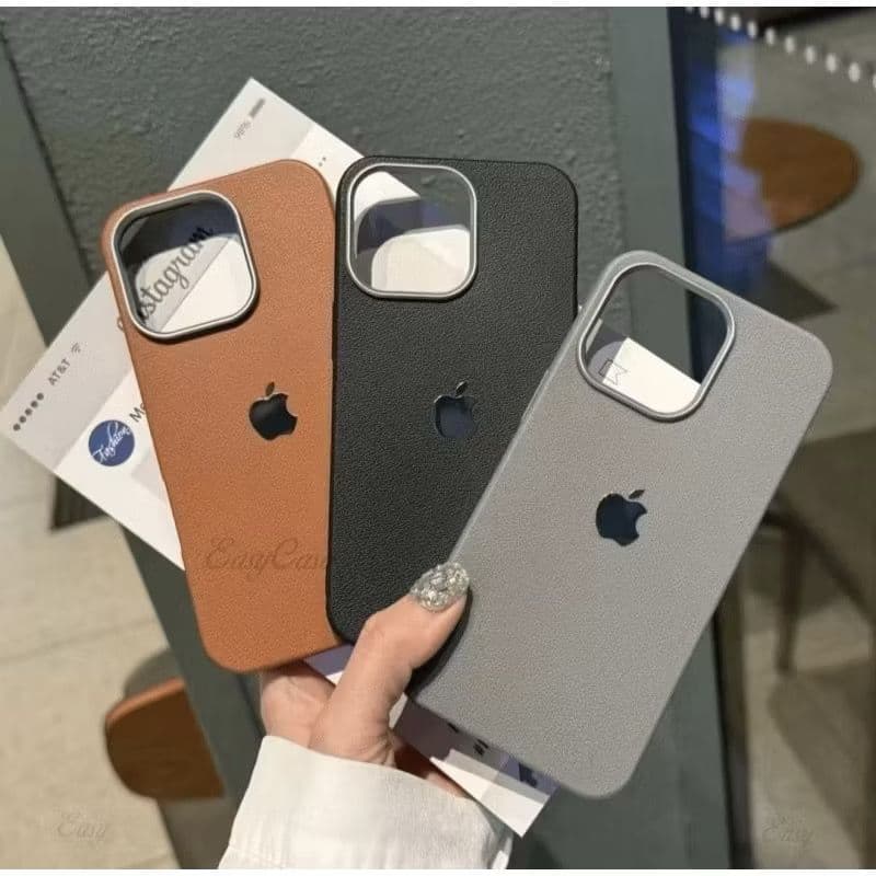 Capa Magnética de Couro para iPhone 12 13 14 15 16promax