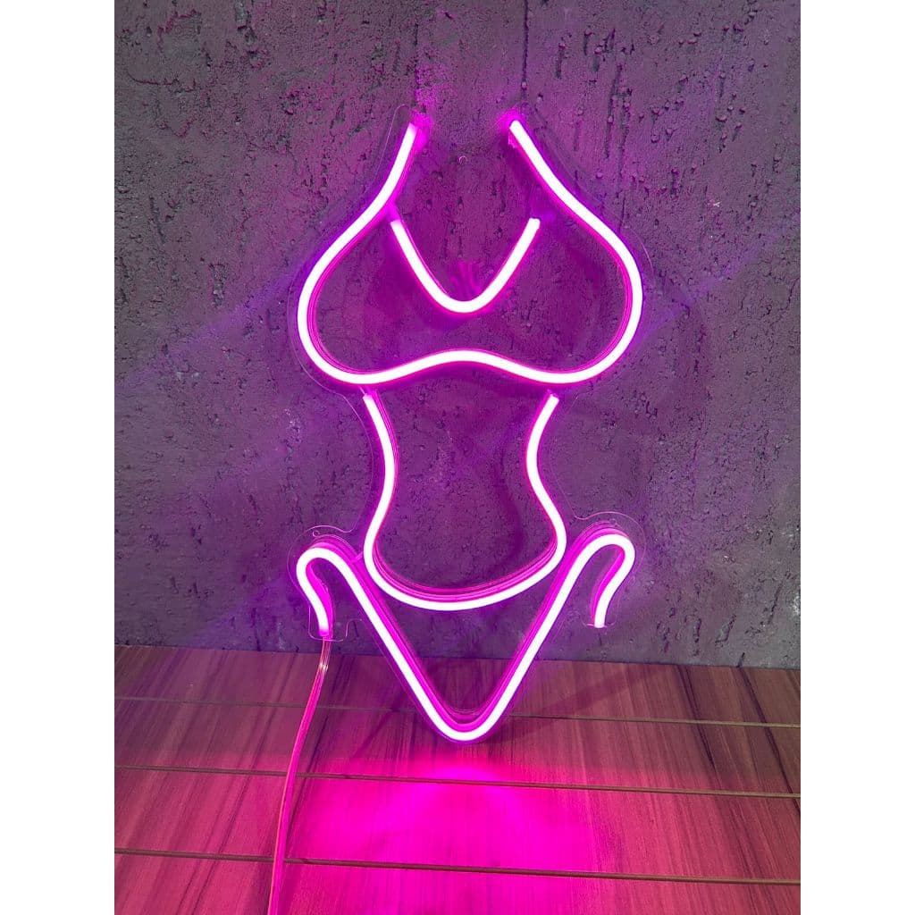 Luminaria De parede Biquini Neon Led 220/110v