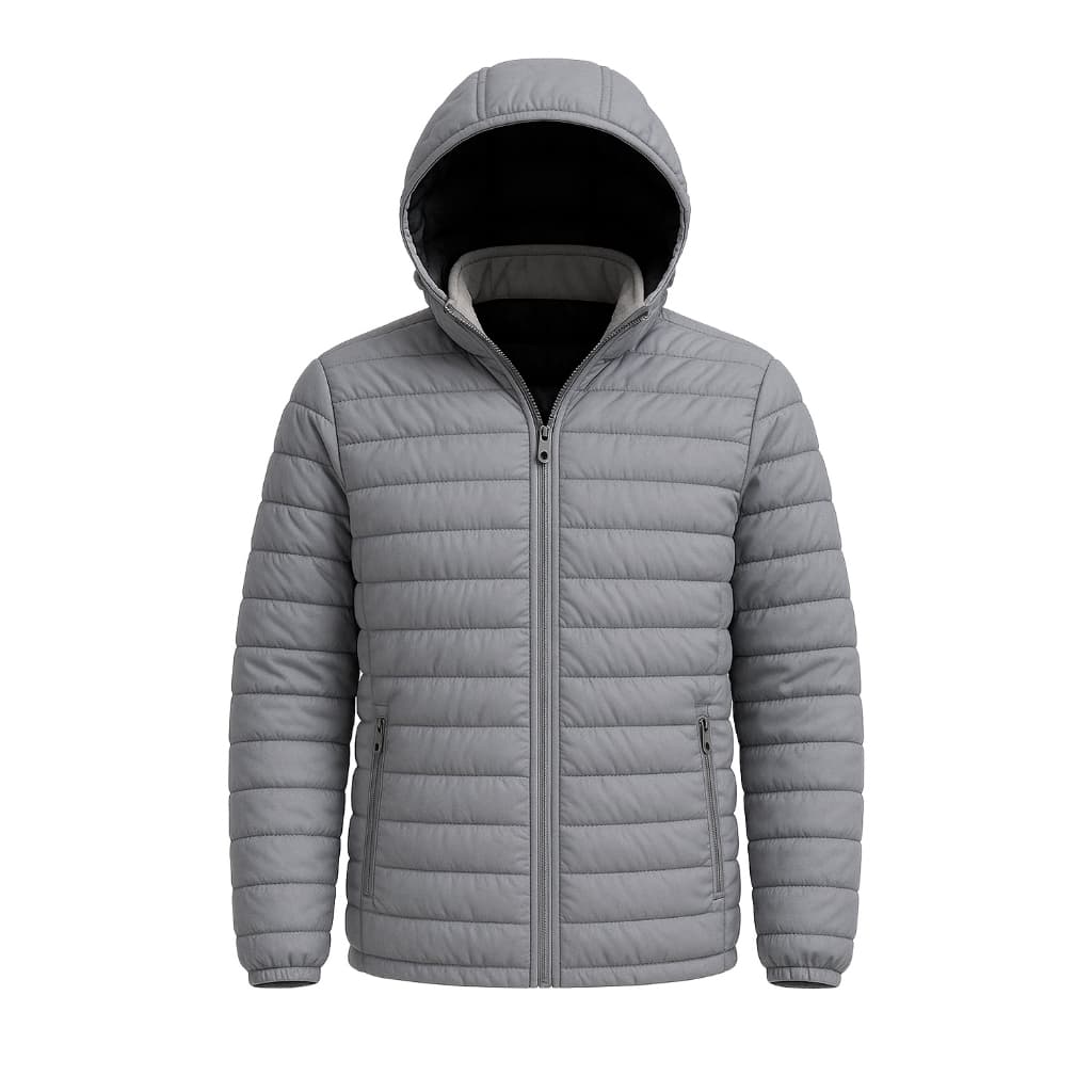 Casaco Masculino Corta Vento Puffer Impermeável Capuz