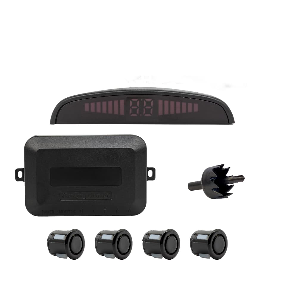 Kit Sensor De Estacionamento 22mm Universal Ré Parachoque Traseiro Serve em todos carros Parachoque Plástico Visor